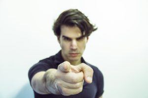 Photo of man pointing finger